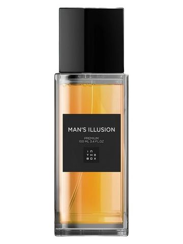 In The Box Man's Illusion fragrance bottle