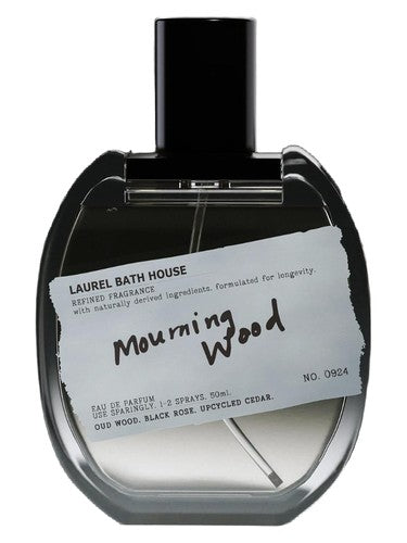 Laurel Bath House Mourning Wood I Grounding fragrance bottle
