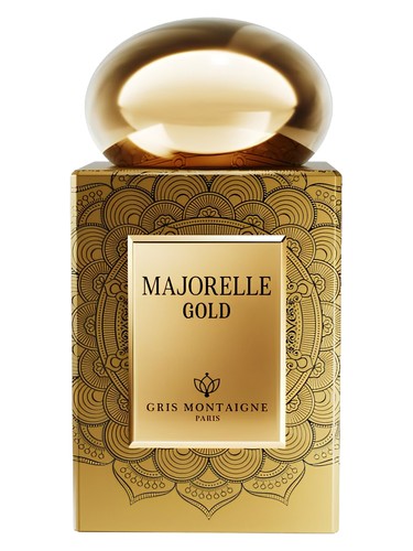 Gris Montaigne Paris Majorelle Gold fragrance bottle