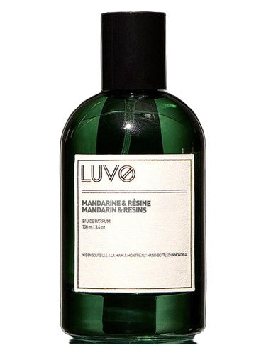 LUVO Fragrances Mandarin & Resin fragrance bottle