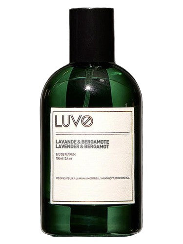 LUVO Fragrances Lavender & Bergamot fragrance bottle