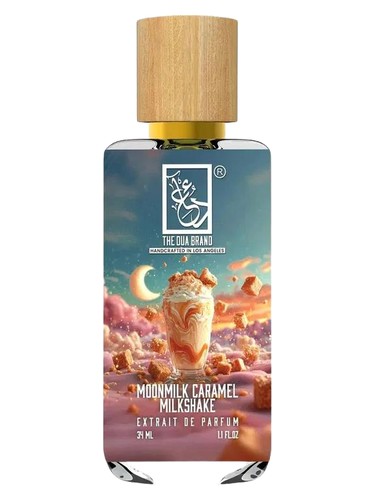 The Dua Brand Moonmilk Caramel Milkshake fragrance bottle