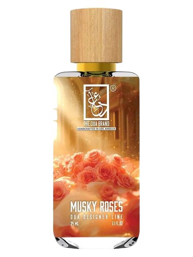 The Dua Brand Musky Roses fragrance bottle