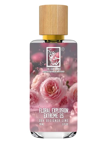 The Dua Brand Floral Explosion Extreme '25 fragrance bottle