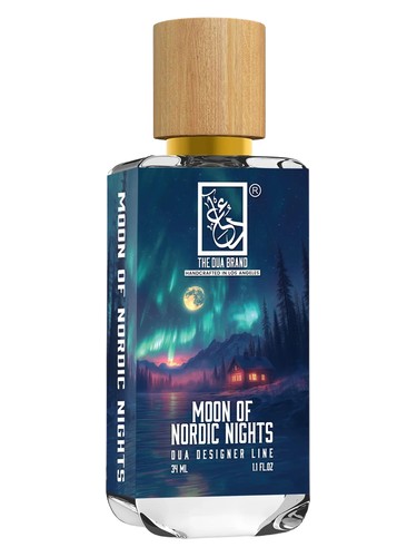 The Dua Brand Moon of Nordic Nights fragrance bottle