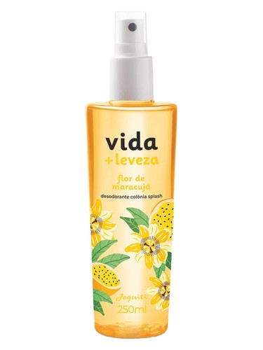 Jequiti Vida + Leveza Flor de Maracujá fragrance bottle