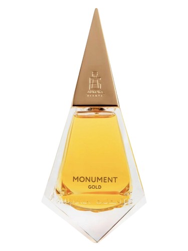 Aurora Scents Monument GOLD fragrance bottle
