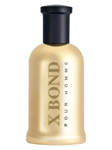 Louis Olivier X Bond Gold fragrance bottle