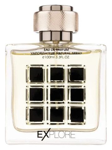 Fragrance World Explore fragrance bottle