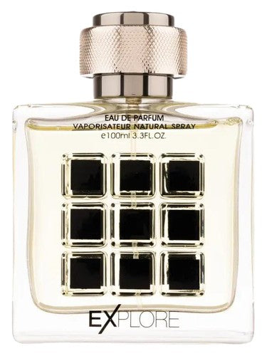Fragrance World Explore fragrance bottle