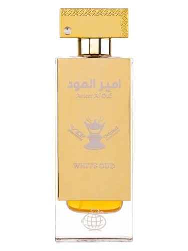 Fragrance World Ameer Al Oud VIP White Oud fragrance bottle