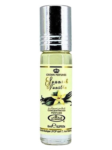 ALREHAB PERFUMES Spanish Vanilla Concentrated Perfume Oil fragrance bottle