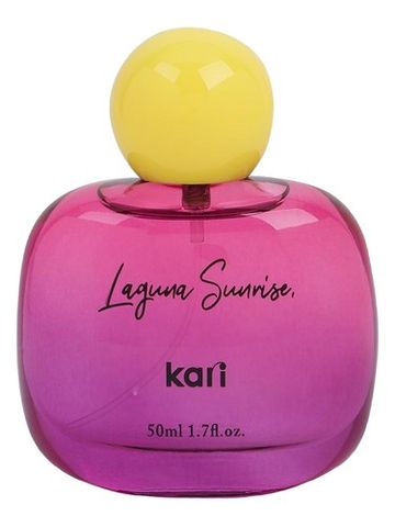kari Laguna Sunrise fragrance bottle