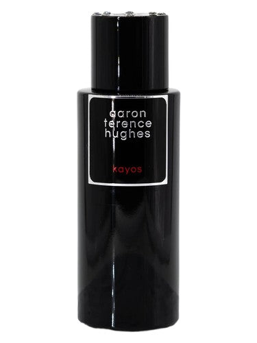Aaron Terence Hughes Kayos fragrance bottle