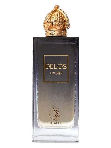Arif Perfumes Delos fragrance bottle