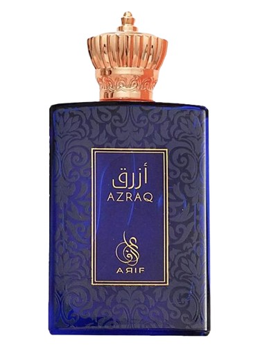 Arif Perfumes Azraq fragrance bottle