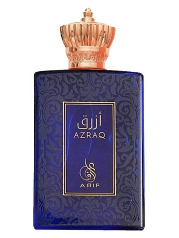 Arif Perfumes Azraq fragrance bottle