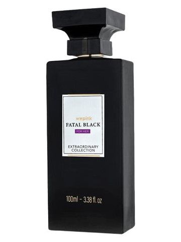 We Pink Fatal Black For Her fragrance bottle