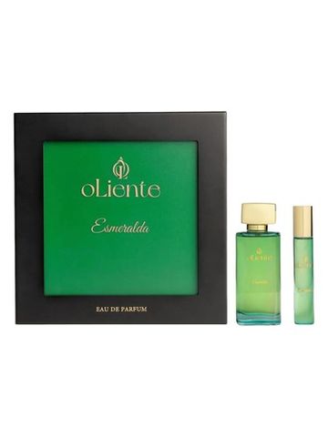 oLiente Esmeralda fragrance bottle