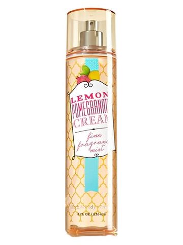 Bath & Body Works Lemon Pomegranate Cream fragrance bottle