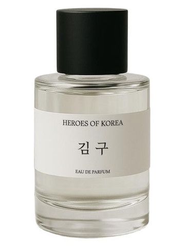 Heroes of Korea Kim Gu fragrance bottle