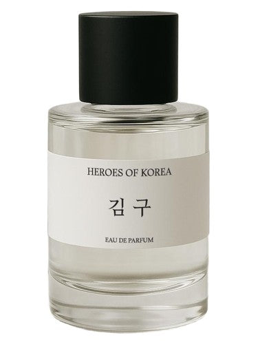 Heroes of Korea Kim Gu fragrance bottle