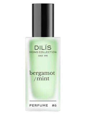 Dilís Parfum #6 bergamot/mint fragrance bottle
