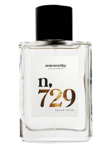 Noteworthy n,729 Solar Muse fragrance bottle