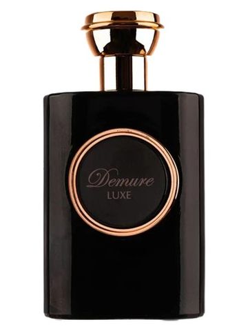 Fragrance World Demure Luxe fragrance bottle
