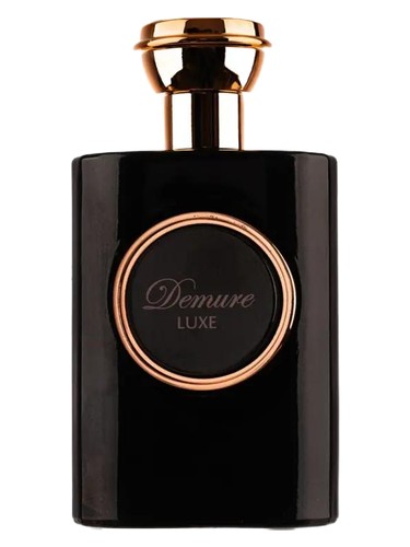 Fragrance World Demure Luxe fragrance bottle