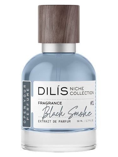 Dilís Parfum #1 Black Smoke fragrance bottle