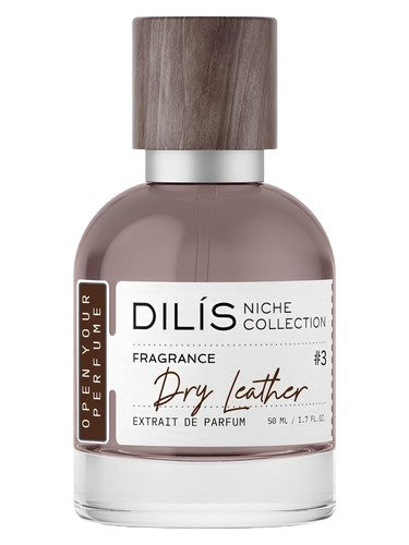 Dilís Parfum #3 Dry Leather fragrance bottle