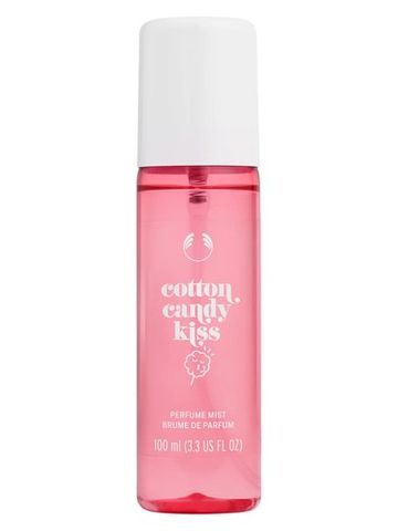The Body Shop Cotton Candy Kiss fragrance bottle