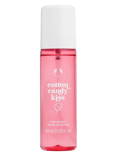 The Body Shop Cotton Candy Kiss fragrance bottle