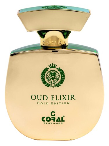 Coral Perfumes Oud Elixir Gold Edition fragrance bottle