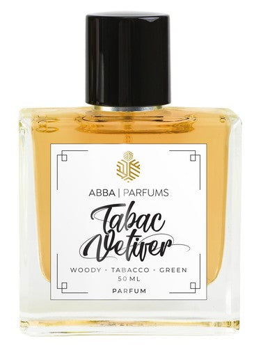 ABBA Parfums Tabac Vetiver fragrance bottle