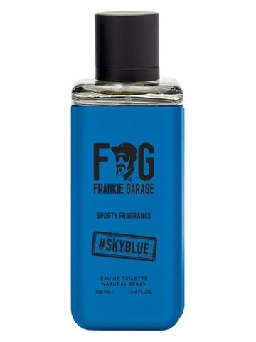 Frankie Garage Sporty Fragrance Sky Blue Tag fragrance bottle
