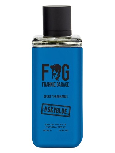 Frankie Garage Sporty Fragrance Sky Blue Tag fragrance bottle
