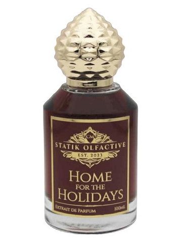 Statik Olfactive Home for the Holidays fragrance bottle