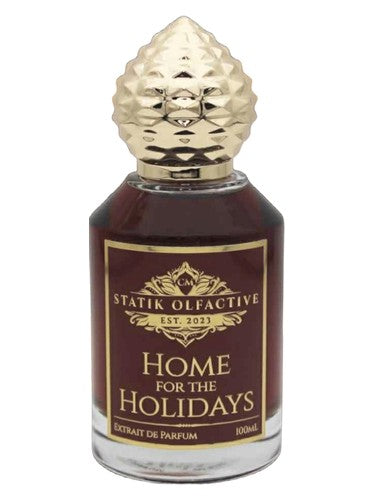 Statik Olfactive Home for the Holidays fragrance bottle