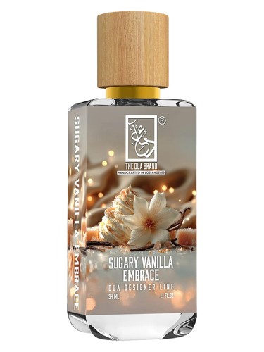 The Dua Brand Sugary Vanilla Embrace fragrance bottle