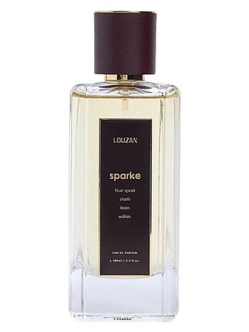 Louzan Sparke fragrance bottle