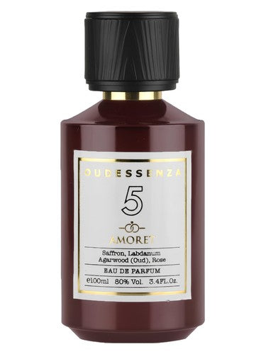 Amoret No.5 Oud Essenza fragrance bottle