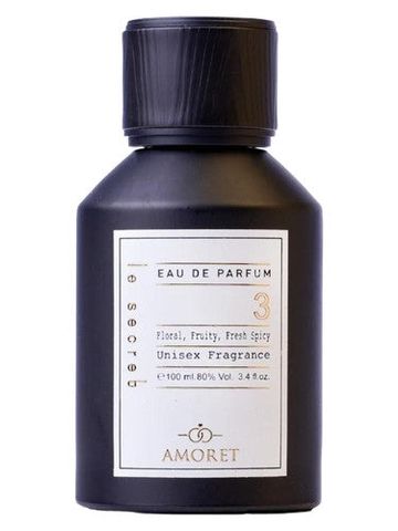 Amoret No.3 Le Secret fragrance bottle