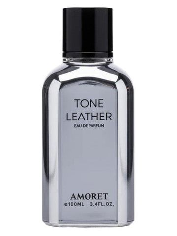Amoret Tone Leather fragrance bottle