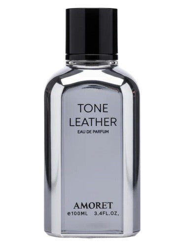 Amoret Tone Leather fragrance bottle