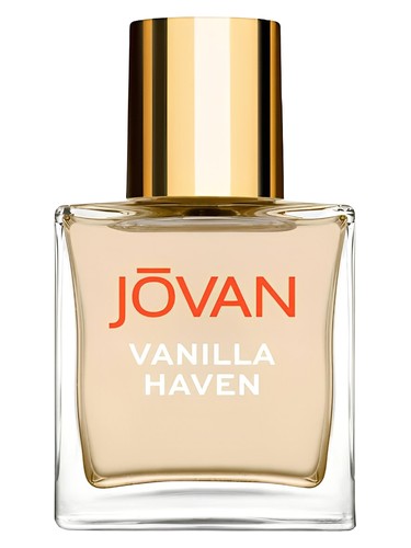 Jovan Vanilla Haven fragrance bottle