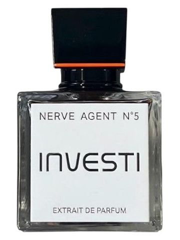 Investi Design Nerve Agent No 5 fragrance bottle
