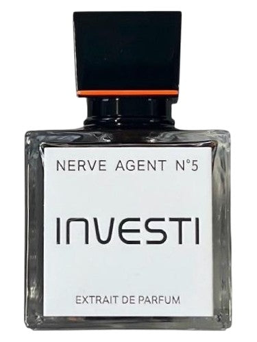 Investi Design Nerve Agent No 5 fragrance bottle