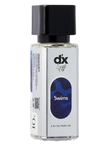 De'Xandra Swims fragrance bottle